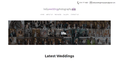 Desktop Screenshot of kellyweddingphotography.com