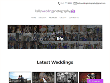 Tablet Screenshot of kellyweddingphotography.com